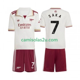 Camisolas de futebol Arsenal Bukayo Saka 7 Criança Equipamento 3ª 2025/26 Manga Curta